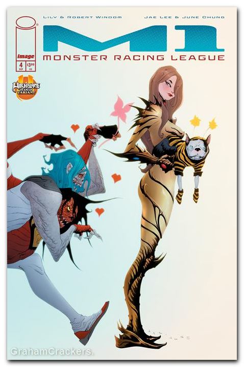 M1 Monster Racing League #4 (2026) cover b lee witchblade team up variant