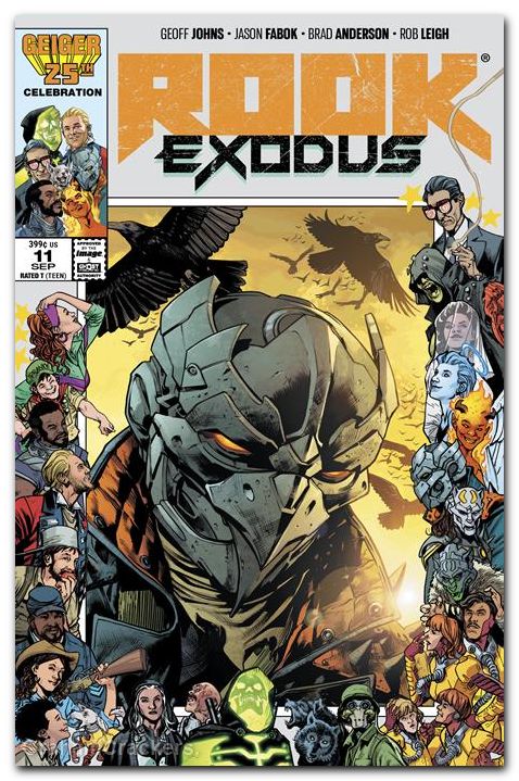 Rook Exodus #11 cover d hitch geiger 25 anniversary variant