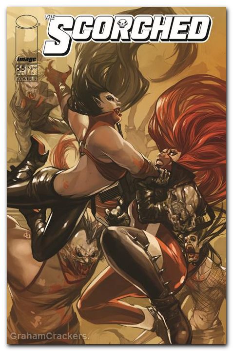 Spawn Scorched #55 cover b aguillo variant