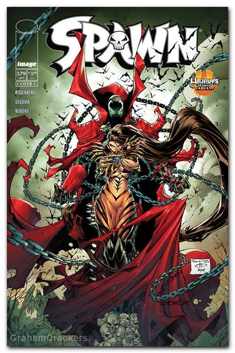 Spawn #379 (1992) cover c booth witchblade team up variant