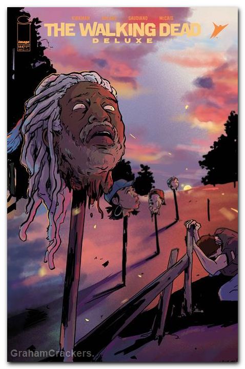 Walking Dead Deluxe #144 cover c kangas connecting variant