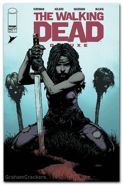 Walking Dead Deluxe #145 cover a