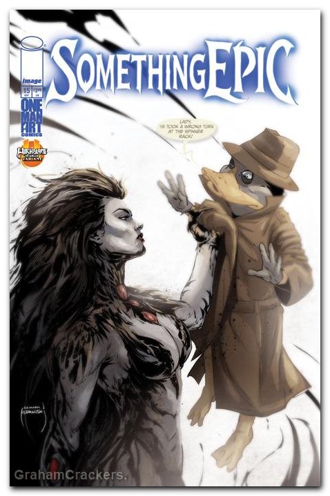 Something Epic #15 cover d kudranski witchblade team up variant