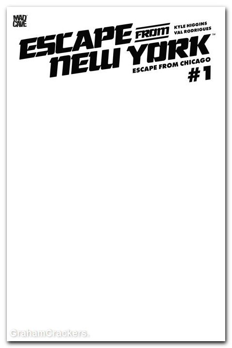 Escape From New York Escape From Chicago #1 (2026) cover f blank variant