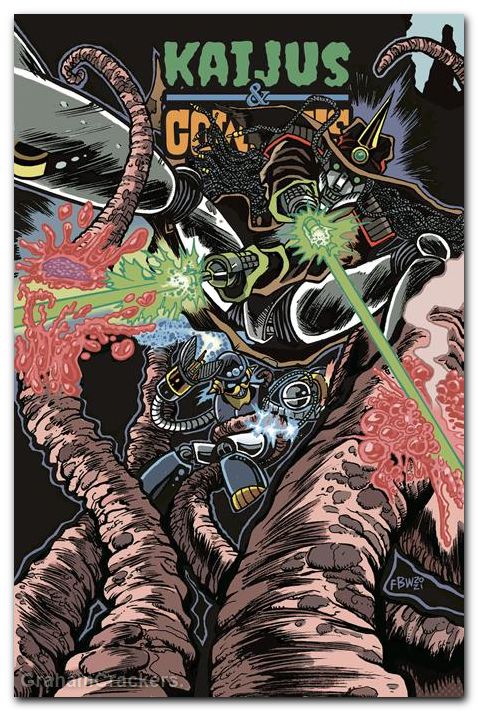 Kaijus And Cowboys #2 (2026) cover a