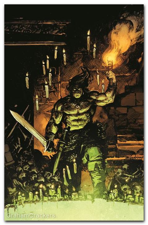 Conan The Barbarian Tides Of The Tyrant King #1 (2026) cover j zaffino virgin variant