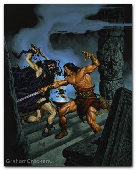 Savage Sword Of Conan #16 (2024) cover c jusko virgin variant