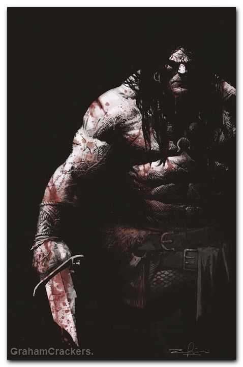 Conan The Barbarian #35 (2023) cover e zaffino virgin variant