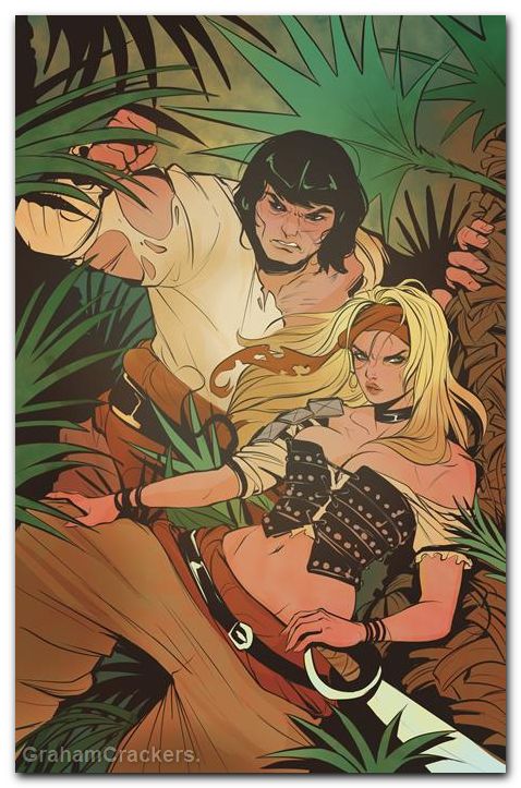 Conan The Barbarian #35 (2023) cover g izienicki virgin variant