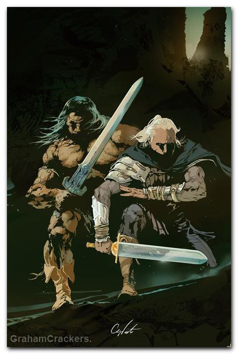 Conan And Dragonero #5 (2026) cover b subic virgin variant