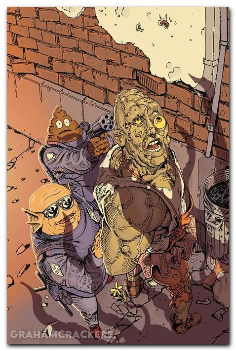 Toxie Team Up #5 (2025) cover b clarkson exclusive trading card variant