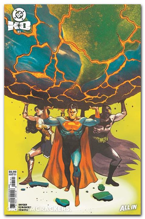DC KO #1 (2025) cover f del mundo variant