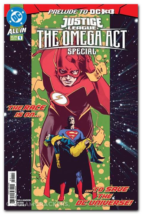 Justice League The Omega Act Special #1 (2025) cover a