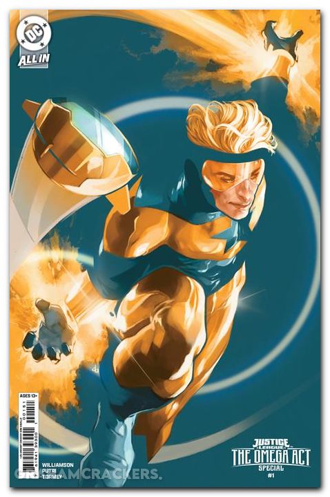 Justice League The Omega Act Special #1 (2025) cover e aguillo variant
