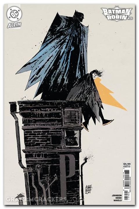 Batman And Robin #26 (2023) cover d wood variant