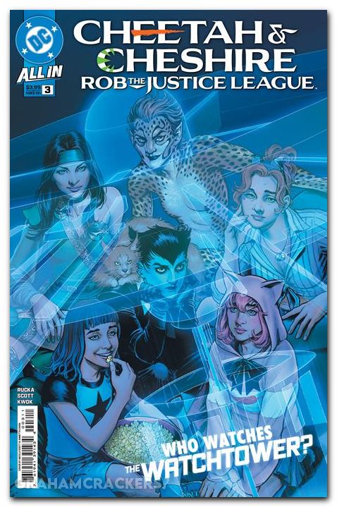 Cheetah And Cheshire Rob The Justice League #3 (2025) cover a