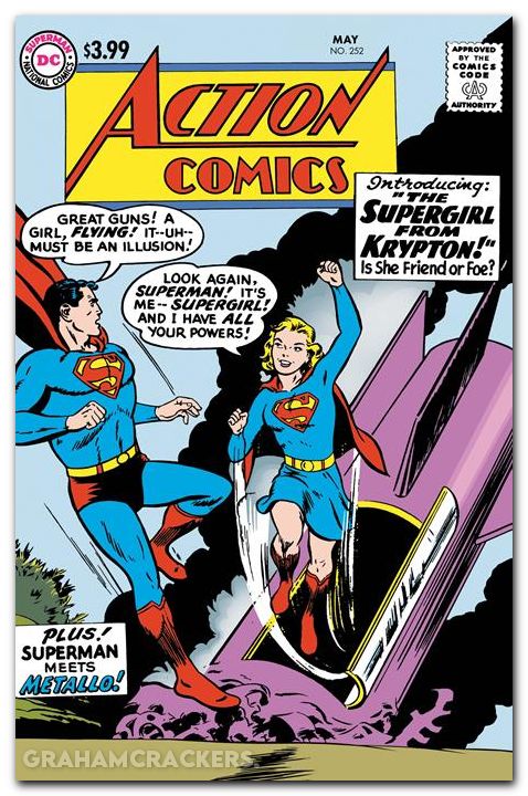 Action Comics #252 (1938) 2025 facsimile edition cover a