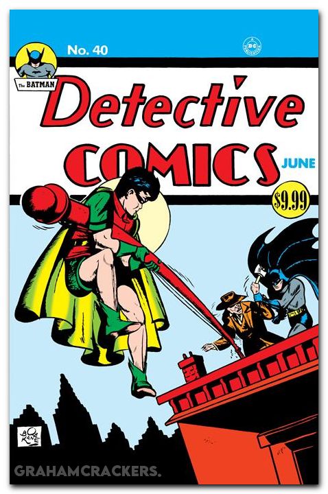 Detective Comics #40 (1937) 2025 facsimile edition cover b kane foil variant