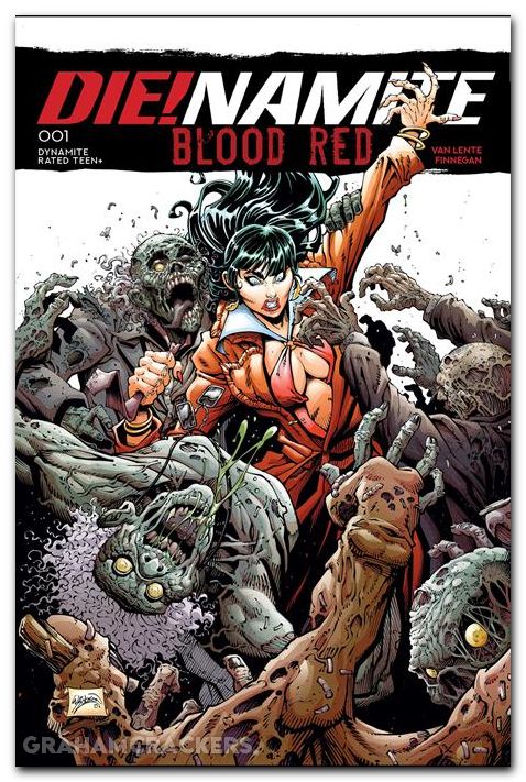 Die!Namite Blood Red #1 (2025) cover d robson variant
