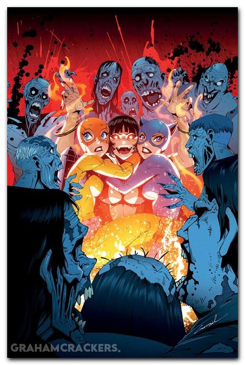 Die!Namite Blood Red #1 (2025) cover i godtail virgin variant