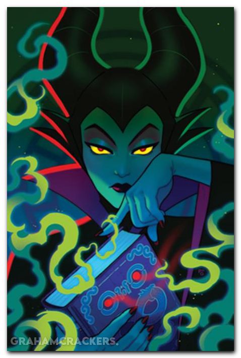 Disney Villains Maleficent #1 (2025) cover j ganucheau virgin variant