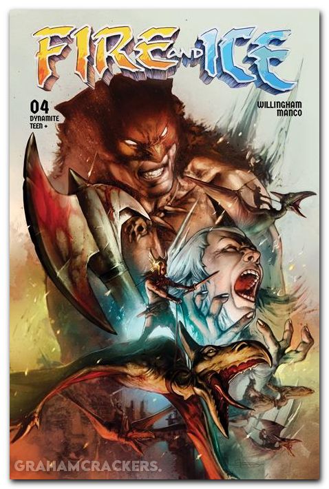 Fire And Ice #4 cover b manco variant