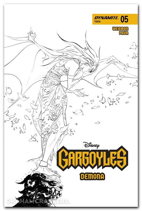 Gargoyles Demona #5 (2025) cover g lee line art variant