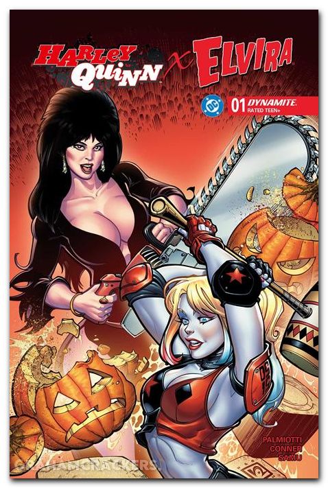 Harley Quinn X Elvira #1 (2025) cover b hardin variant