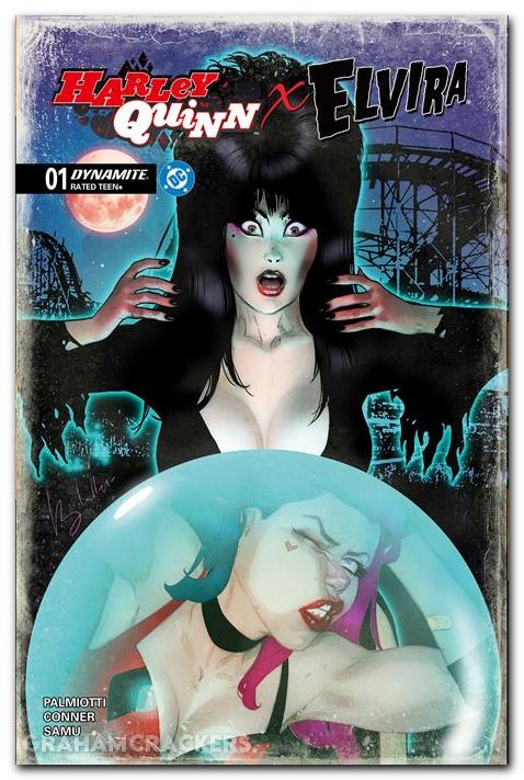 Harley Quinn X Elvira #1 (2025) cover d caldwell variant