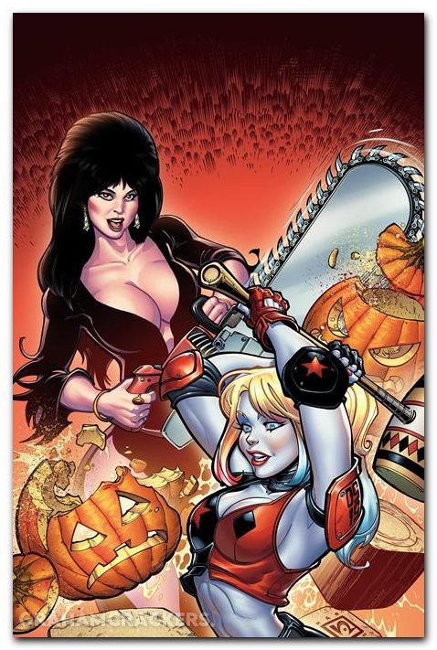 Harley Quinn X Elvira #1 (2025) cover u hardin virgin variant