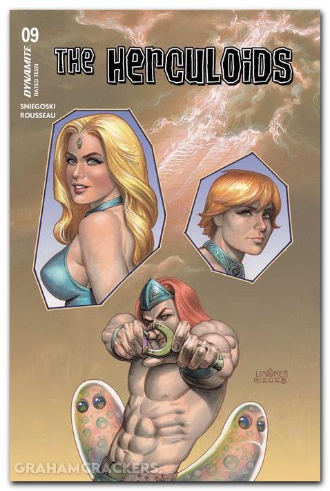 Herculoids #9 (2025) cover b linsner variant