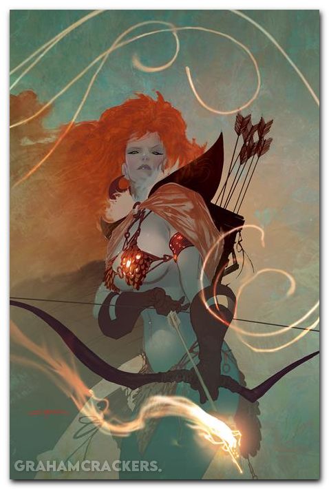 Sonja Reborn #3 (2025) cover i sayger virgin variant