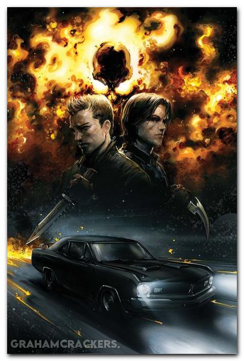 Supernatural #1 (2025) cover p crain virgin variant