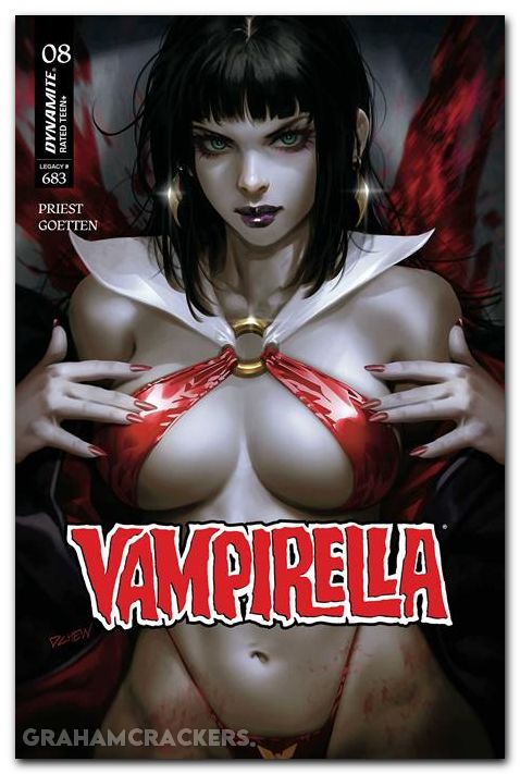 Vampirella #8 (2025) cover b chew variant