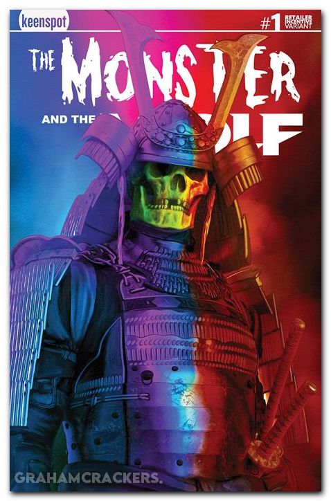 Mark Spears Monsters The Monster And The Wolf #1 (2025) cover b spears holofoil variant