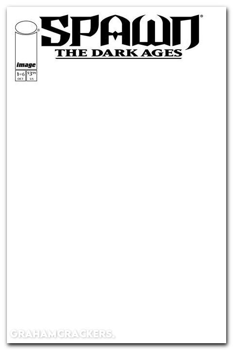 Spawn The Dark Ages #1 (2025) cover b blank variant