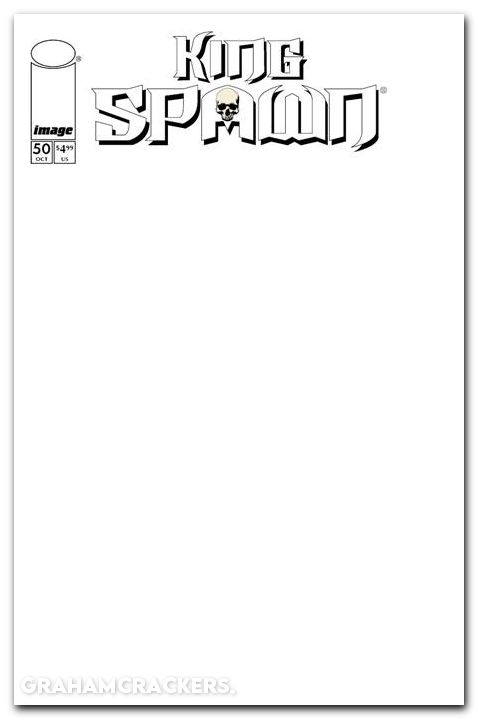 King Spawn #50 cover d blank variant