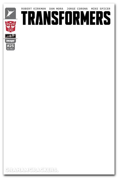 Transformers #25 (2023) cover g blank autobot variant