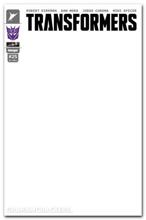 Transformers #25 (2023) cover h blank decepticon variant