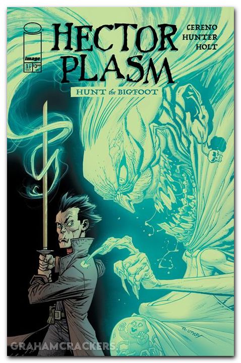 Hector Plasm Hunt The Bigfoot #1 (2025) cover f ottley green ecto foil variant