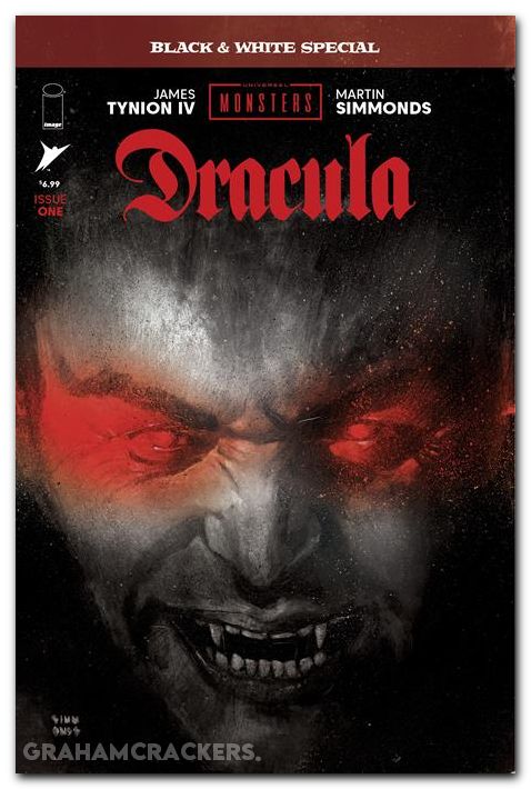 Universal Monsters Dracula Black And White Special #1 (2025) cover a