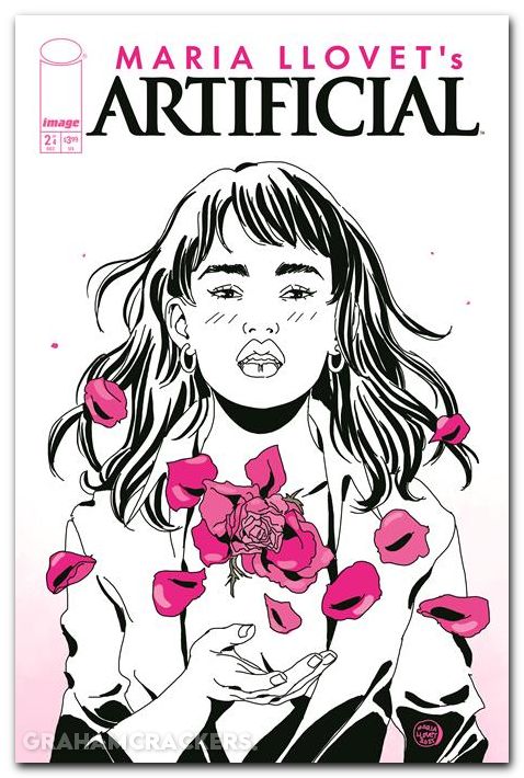 Artificial #2 (2025) cover b llovet pink petals variant