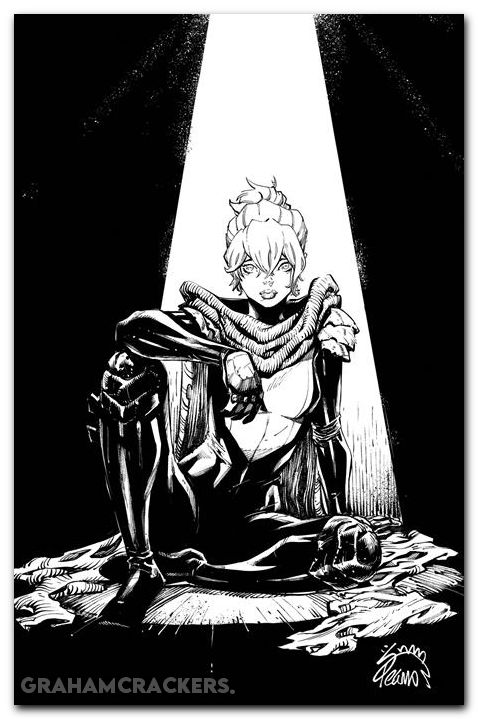 Unchosen #4 (2025) cover d stegman b&w variant