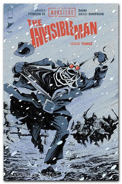Universal Monsters The Invisible Man #3 (2025) cover e mooneyham variant