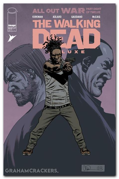 Walking Dead Deluxe #122 cover b adlard variant