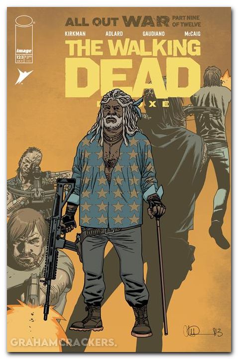 Walking Dead Deluxe #123 cover b adlard variant