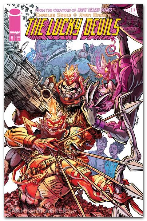 Lucky Devils #6 (2025) cover c browne youngblood team up variant