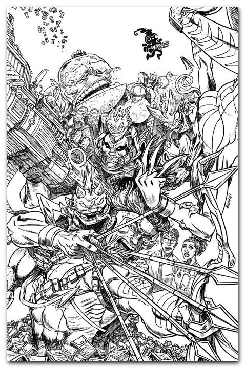 Lucky Devils #6 (2025) cover d browne youngblood team up b&w virgin variant