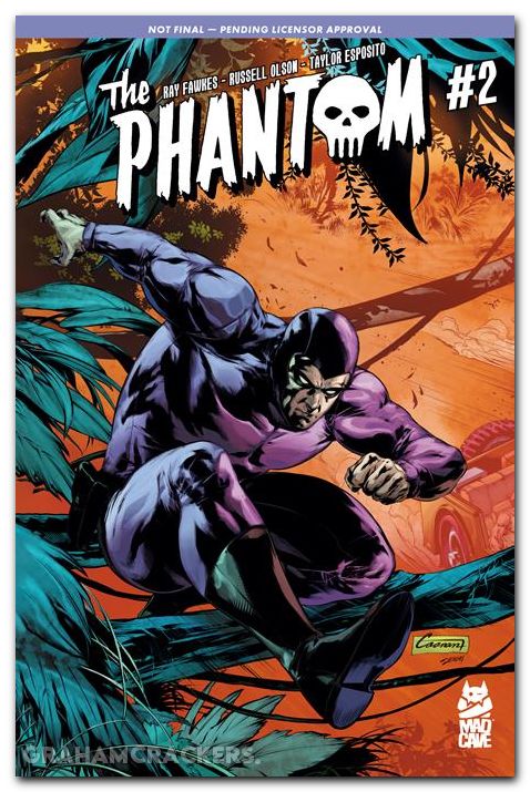 Phantom #2 (2025) cover b white sequential battle scene variant