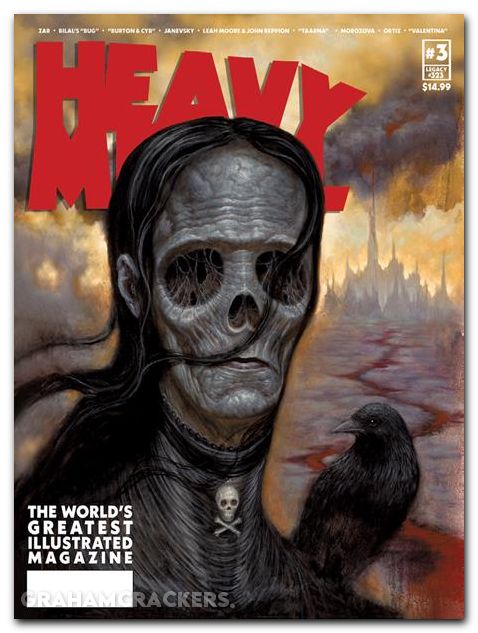 Heavy Metal Magazine #3 (2025) cover b zar variant
